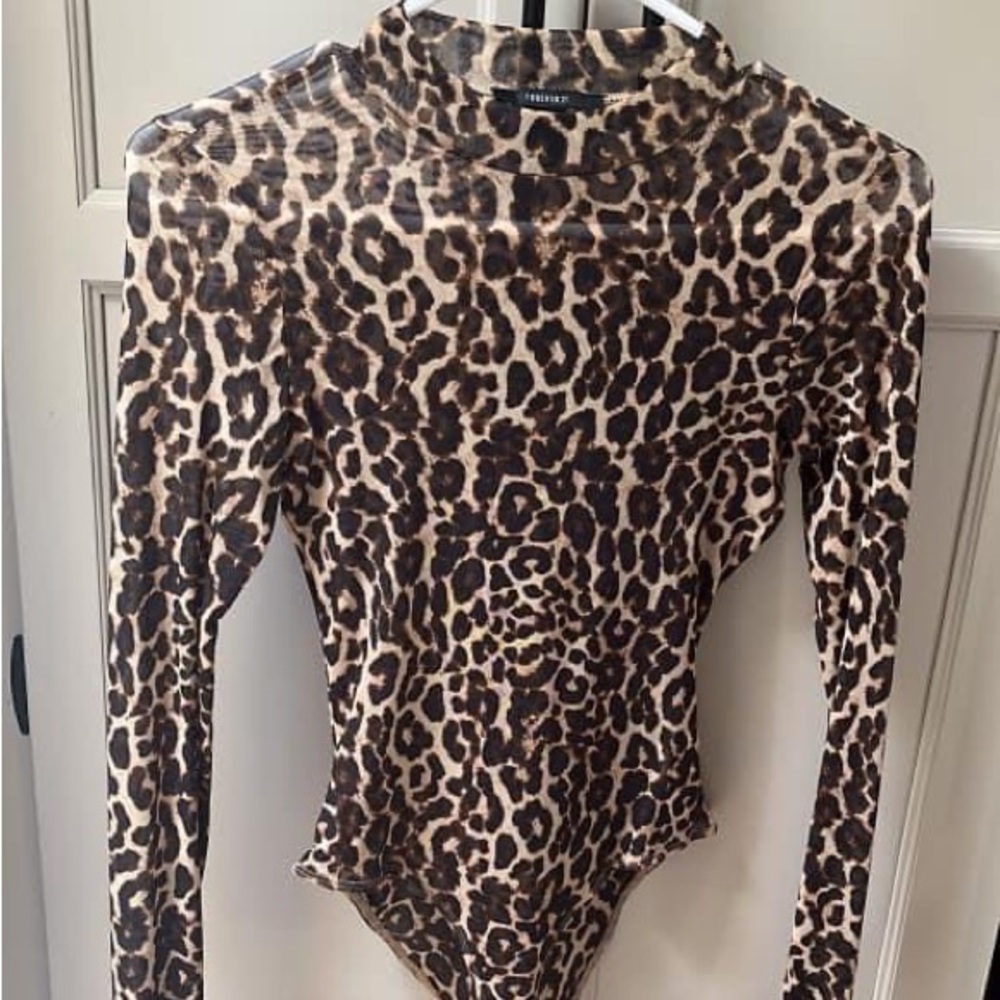 Cheetah Bodysuit - mesh